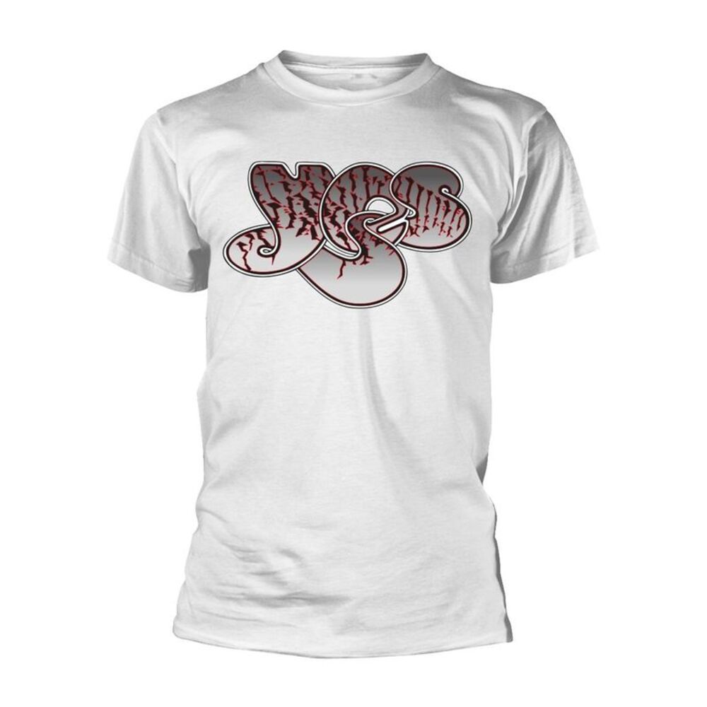 Yes Unisex Adult Logo T-Shirt / White